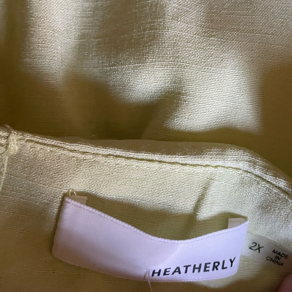 Heatherly Women's Size 2X Green Tank Top - Picture 5 of 14